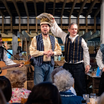 The Wheelwrights gig with guests Tom Burke and Alina Petrova